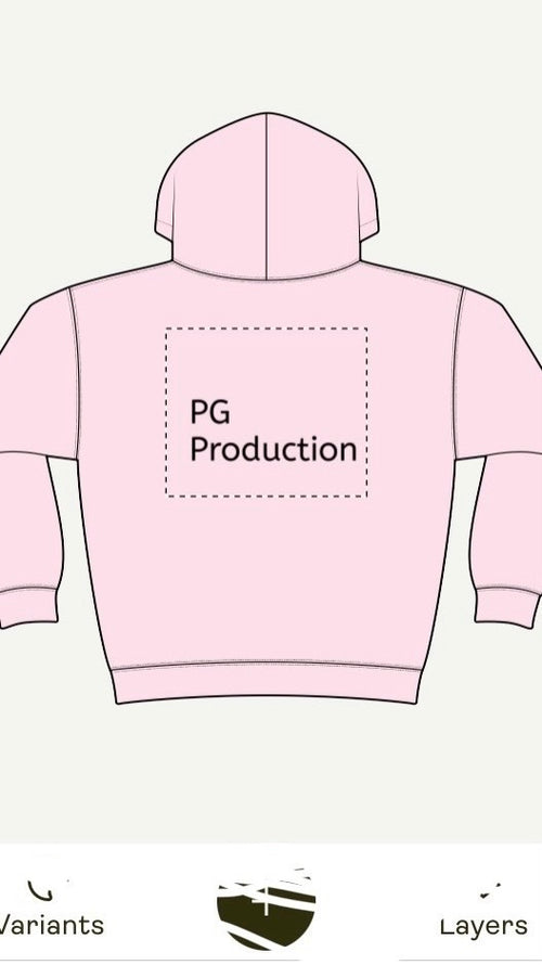 Pinkglow hoodie