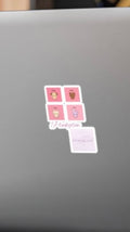 Pinkglow Sticker