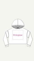 Pinkglow Crop Hoodie